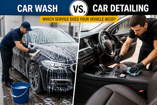 Car wash and car detailing service comparison