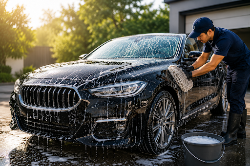 Professional car washing service